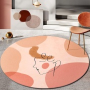 THẢM TRẢI SÀN HÌNH TRÒN DECOR PHÒNG NGỦ XINH